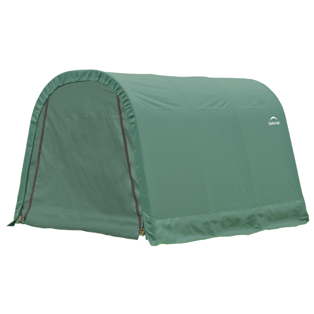 ShelterCoat 10 x 12 ft. Wind and Snow Rated Garage Round Green STD