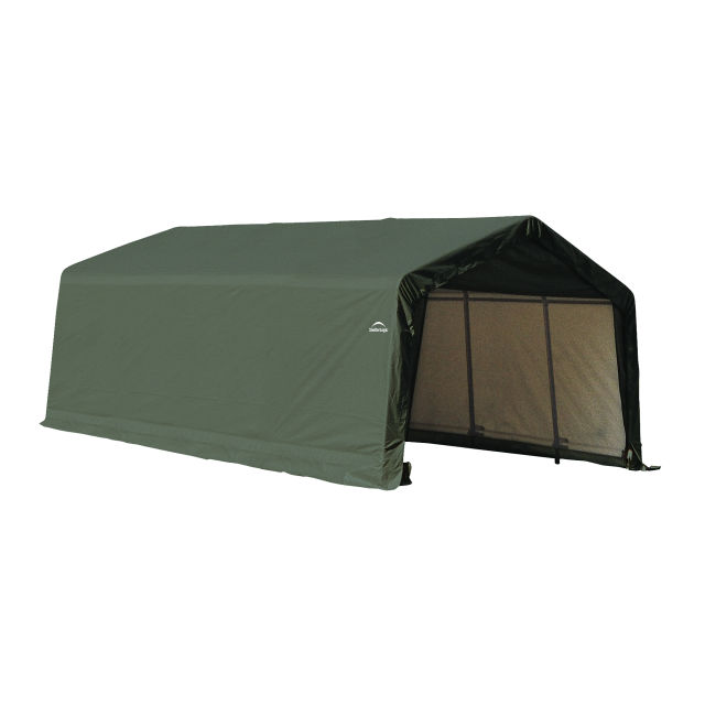 ShelterCoat 13 x 20 x 10 ft. Garage Peak Green STD