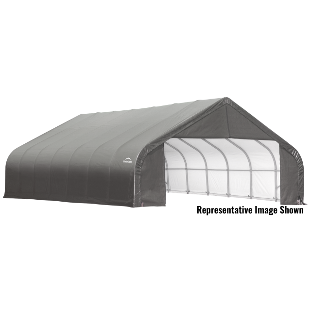 ShelterCoat 28 x 24 x 16 ft. Garage Peak Gray STD