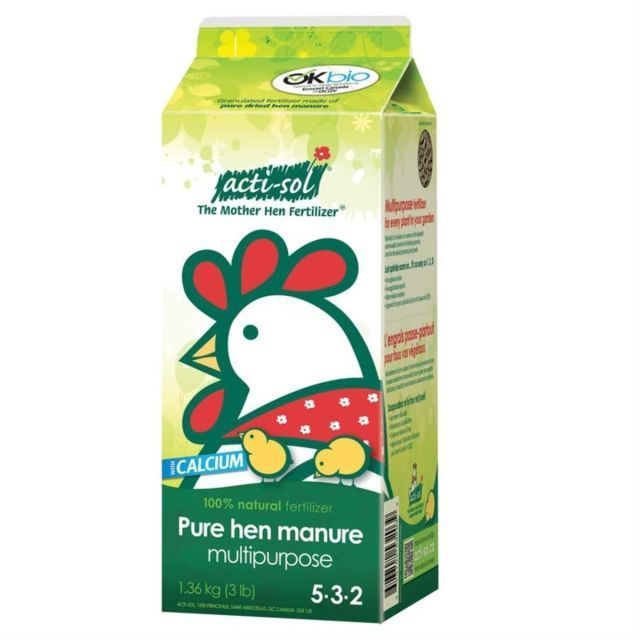Pure Hen Manure Multipurpose Organic Fertilizer 5-3-2 1.36kg