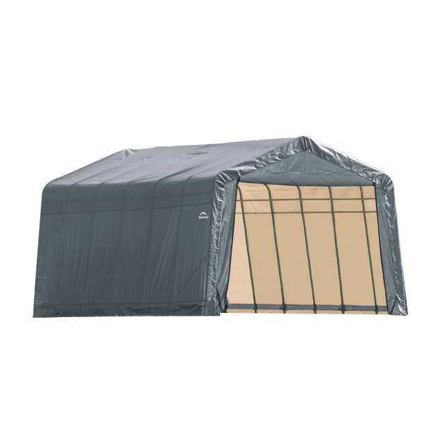 ShelterCoat 12 x 24 x 8 ft. Garage Peak Gray STD