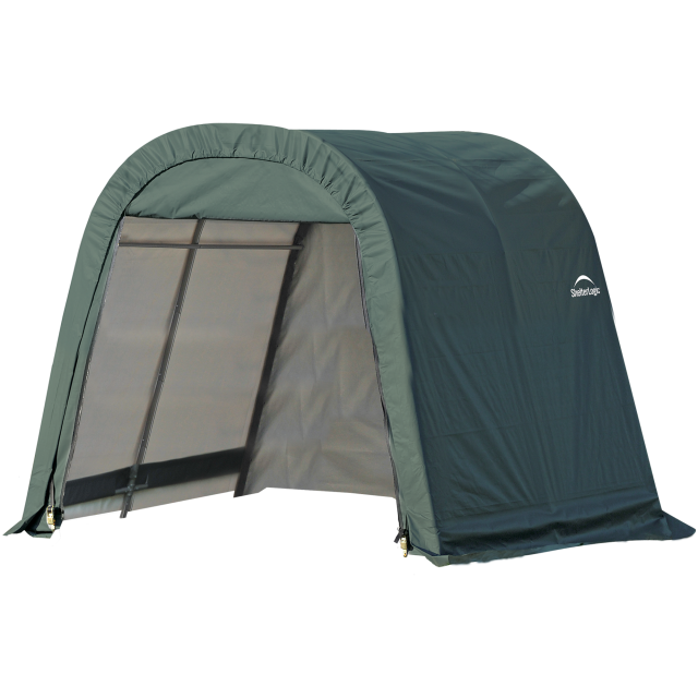 ShelterCoat 8 x 8 ft. Wind and Snow Rated Garage Round Green STD