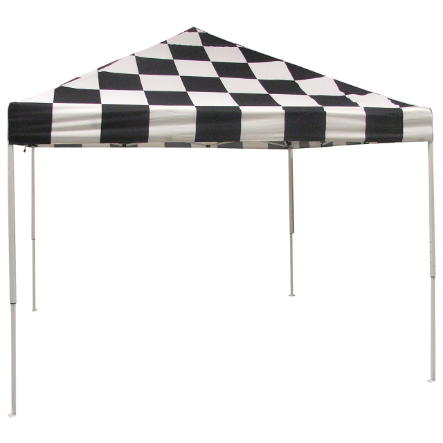 Pop-Up Canopy HD - Straight Leg 10 x 10 ft. Checkered Flag