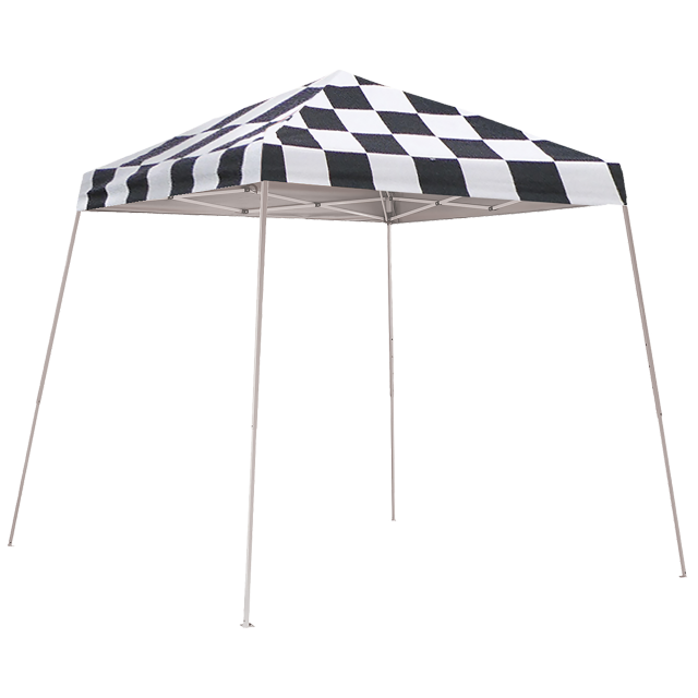 Pop-Up Canopy HD - Slant Leg 8 x 8 ft. Checkered Flag