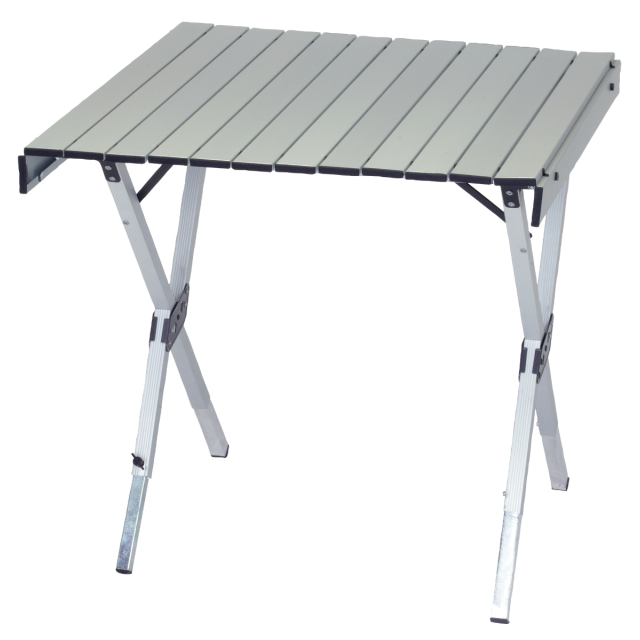 RIO Gear Aluminum Expandable Roll Top Table 28 x 27 in. to 48 x 27 in.