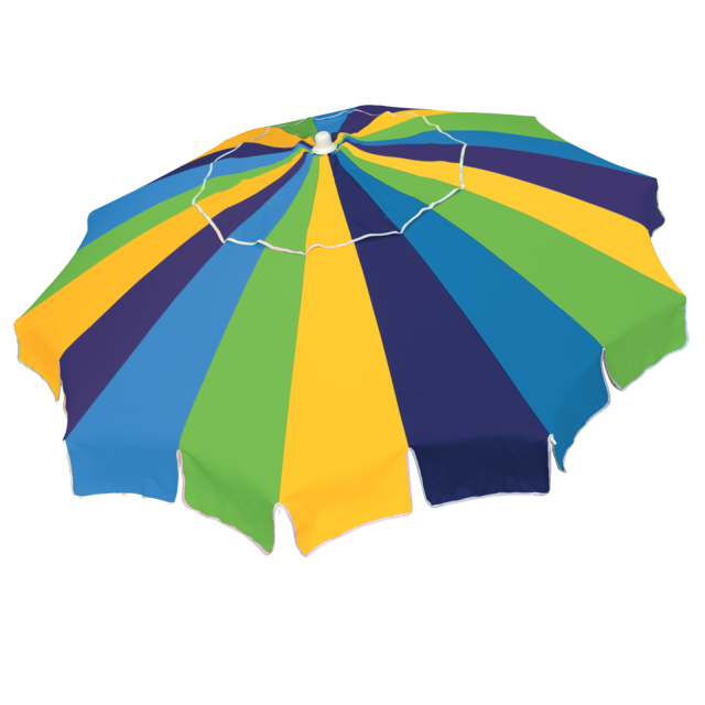 7' 20 Panel Umbrella with Integrated Sand Anchor UB723-2015-1