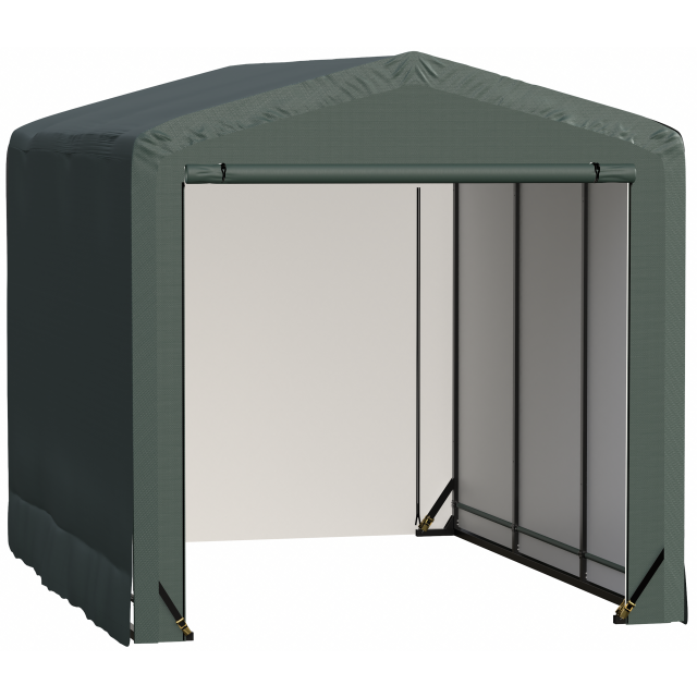 ShelterTube Wind and Snow-Load Rated Garage, 10x14x10 Green