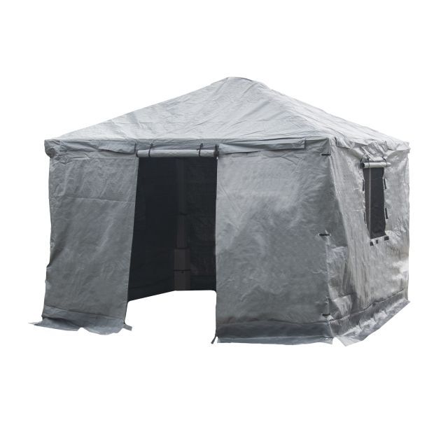 Sojag Grey Universal Winter Cover Plus for Gazebos, 12 ft. x 12 ft.,  Gazebo Accessories