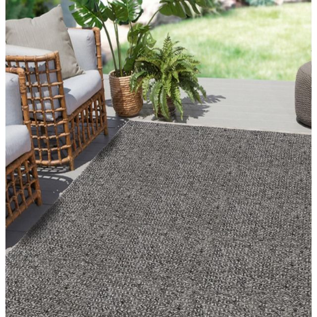 Terra rug  8' x 10' - Mixed grey