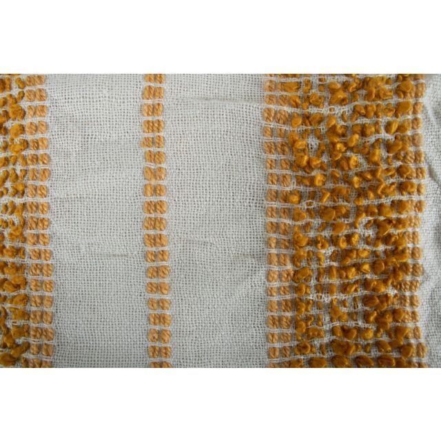 Mineral striped throw 50" x 60" - Yellow