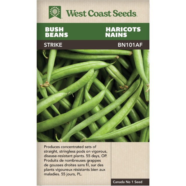 Strike Bush Beans Vegetables Seeds - West Coast Seeds