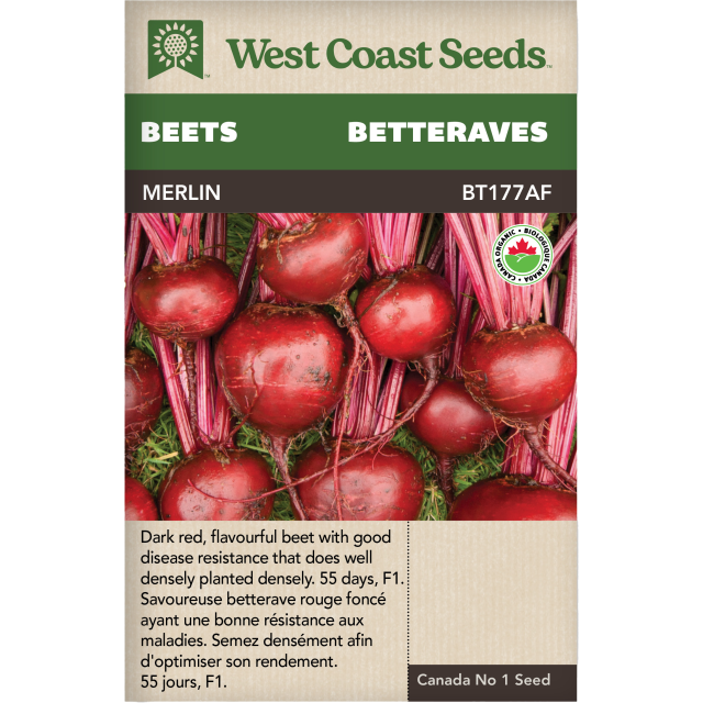 Merlin Coupillage Betteraves Légumes Graines Biologiques - West Coast Seeds