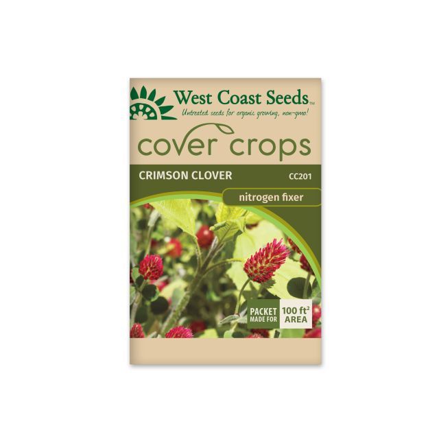 Crimson Clover Seeds Clover Vegetable Seeds - West Coast Seeds - CC201A