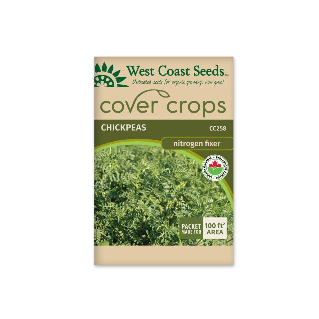 Chickpea Certified Organic Seeds Chickpeas Vegetable Seeds - West Coast Seeds - CC258A