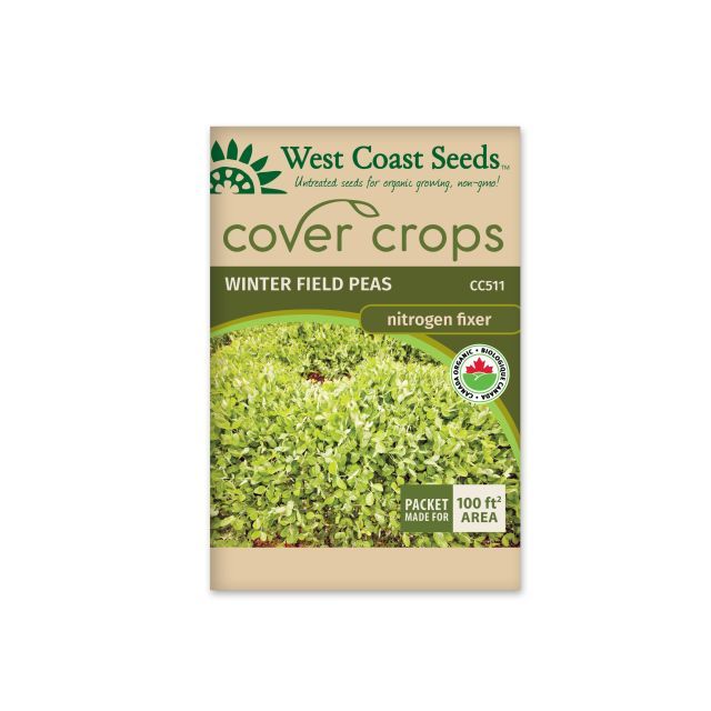 Winter Field Peas Certified Organic Seeds Peas Vegetable Seeds - West Coast Seeds - CC511A