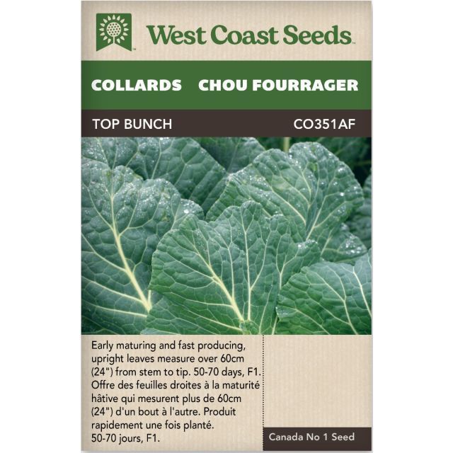 Top Bunch Colliers Légumes Graines - West Coast Seeds