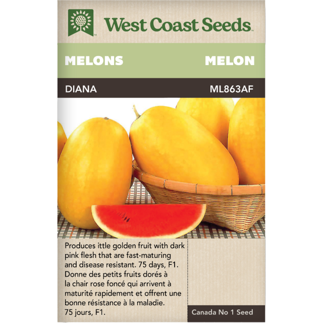 Diana Pastèque Melons Légumes Graines - West Coast Seeds