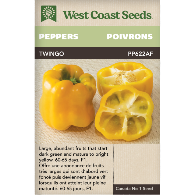 Twingo Douce Poivrons Légumes Graines - West Coast Seeds