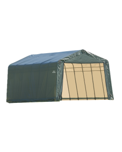ShelterCoat 12 x 24 x 8 ft. Garage Peak Green STD