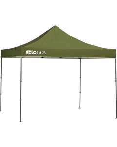Solo Steel 100 10 x 10 pi Abri à Pattes Droites  - Olive