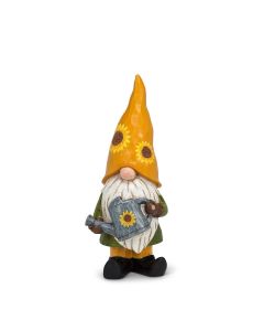 Large Gnome with Sunflower Hat
