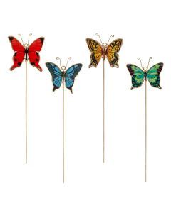 Small Butterfly Plant Stake Set of 4