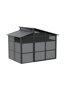 Sojag Rainier 8 x 11 ft. Aluminum Frame Storage Shed