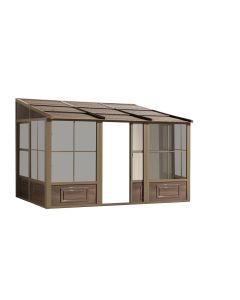 Gazebo Penguin Florence Add-A-Room with Metal Roof 8 Ft. x 12 Ft. in Sand