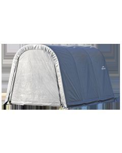 ShelterCoat 10 x 12 x 8 ft. Wind and Snow Rated Garage Round Gray STD