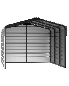 Abri d'auto en acier avec 3 parois, 10x15x07