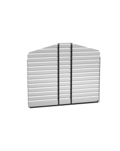 12X9 Rear Wall Kit For Steel Carport