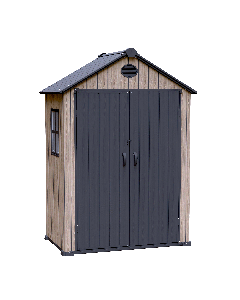 Cabanon en résine Arrow série 6x4 frêne brun