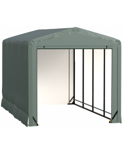 ShelterTube Wind and Snow-Load Rated Garage, 10x18x10 Green