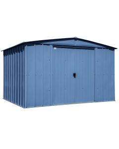 Arrow Classic Steel Storage Shed, 10x8, Gris bleu