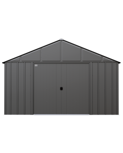 Arrow Classic Metal Shed, 12 x 14, Charcoal