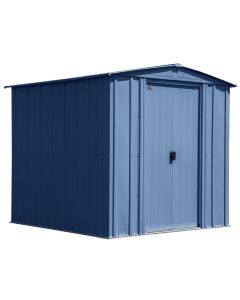 Arrow Classic Steel Storage Shed, 6x7, Gris bleu