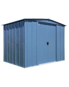 Arrow Classic Steel Storage Shed, 8x6, Blue Grey