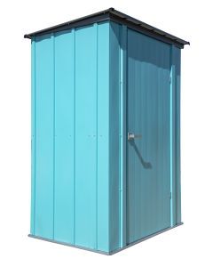 Spacemaker Patio Shed, 4x3, Teal and Anthracite
