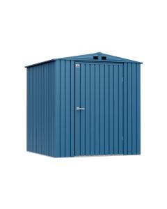 Arrow Elite Steel Storage Shed, 6x6, Blue Grey