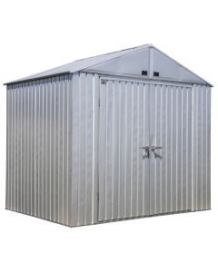 Arrow Elite Steel Storage Shed, 8x6, Galvalume