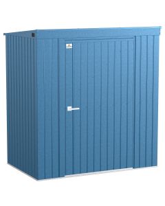 Arrow Elite Steel Storage Shed, 6x4, Blue Grey
