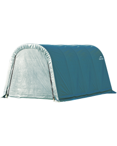 ShelterCoat 8 x 16 ft. Wind and Snow Rated Garage Round Green STD