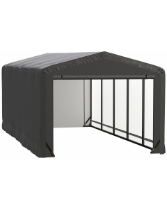 ShelterTube Wind and Snow-Load Rated Garage, 10x23x8 Gray
