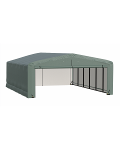 ShelterTube Wind and Snow-Load Rated Garage, 20x27x10 Green