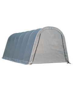 ShelterCoat 13 x 20 ft. Wind and Snow Rated Garage Round Gray STD