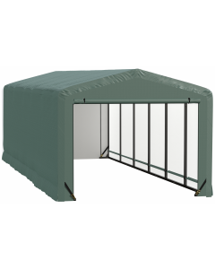 ShelterTube Wind and Snow-Load Rated Garage, 10x27x8 Green