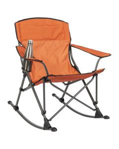 Soft arm rocking quad chair