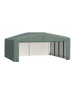 ShelterTube Wind and Snow-Load Rated Garage, 20x18x10 Green