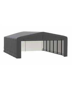 ShelterTube Wind and Snow-Load Rated Garage, 20x27x10 Gray