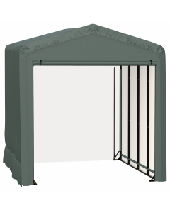 ShelterTube Wind and Snow-Load Rated Garage, 14x18x16 Green